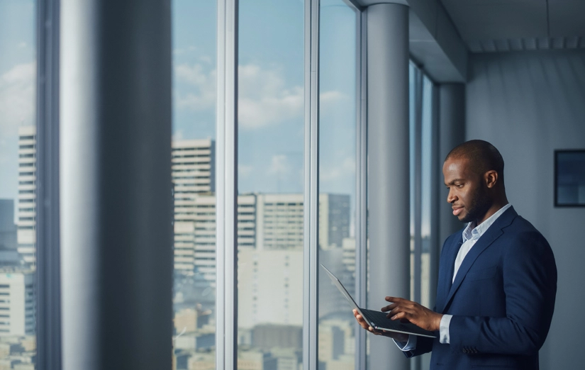 Business person applying for Corporate Finance