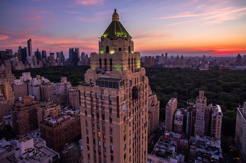 Carlyle Rooftop and Tower at Sunset (credit Justin Bare).jpg