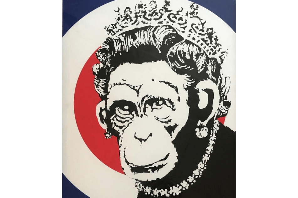 West Contemporary: Monkey Queen by Banksy