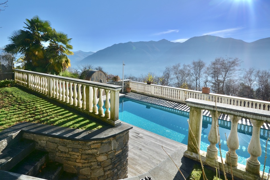 Mediterranean Style Villa With View of Lake Maggiore, Switzerland