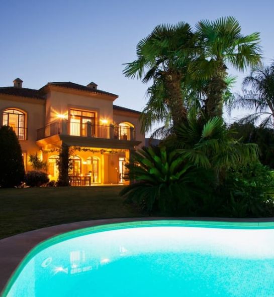Modern luxury villa in Spain purchased using a £3 million crypto-backed loan
