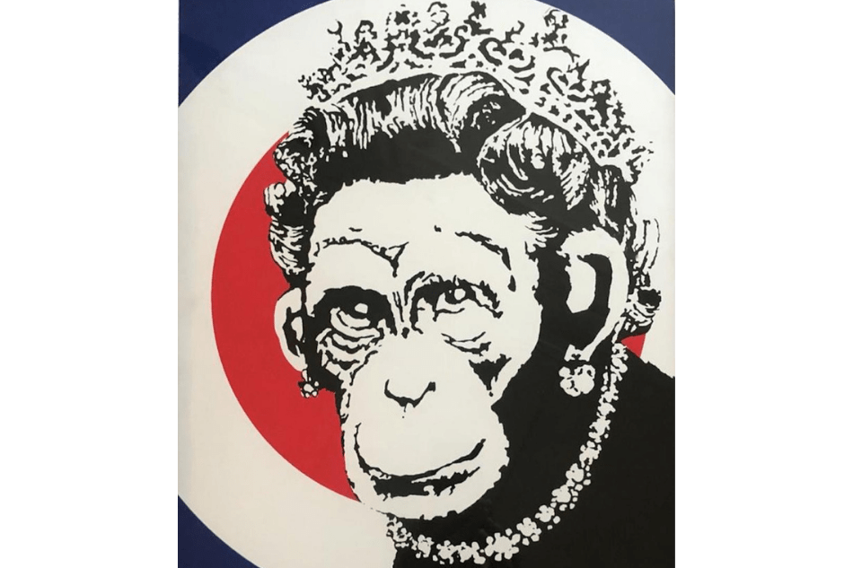 The Banksy Years - Monkey Queen バンクシー West Contemporary: Monkey Queen by Banksy - Enness Global